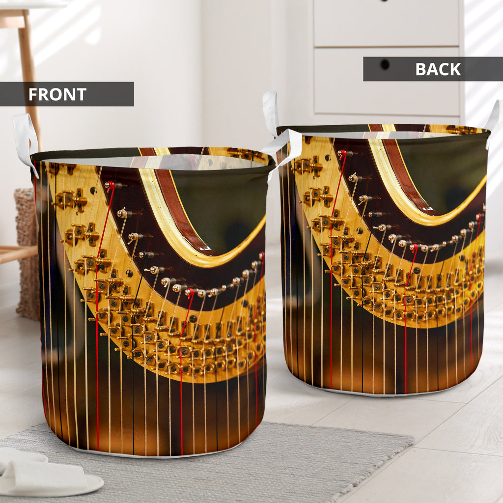 Harp Shortcut Laundry Basket For Room Home Organizer