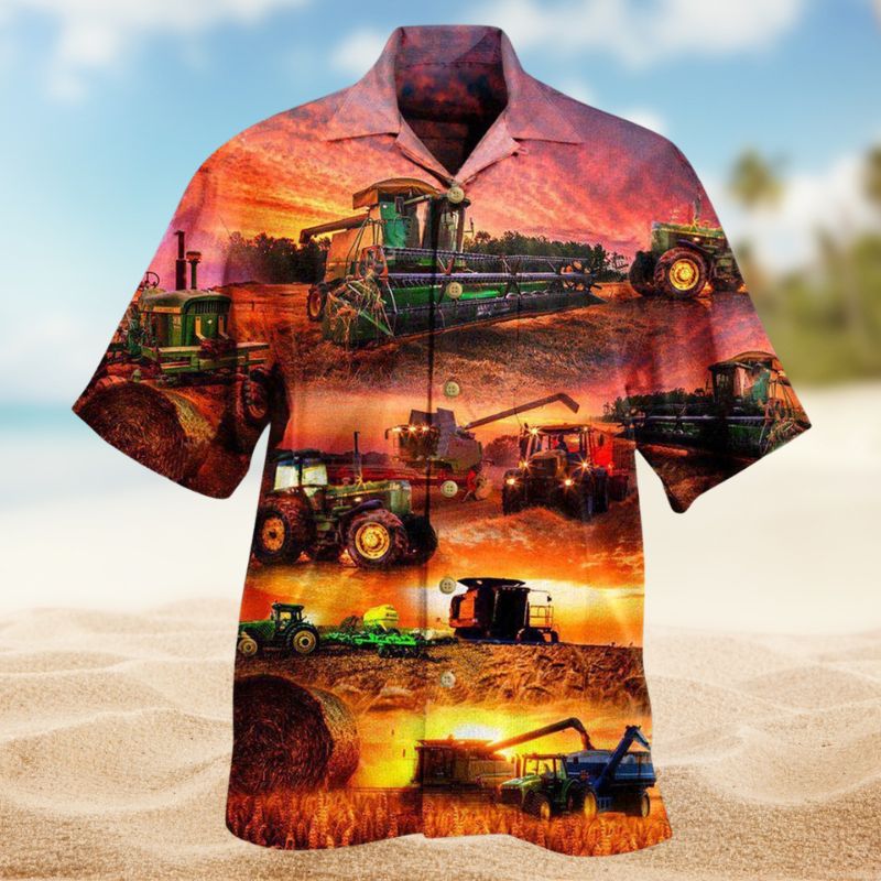 Harvest Plentiful Hawaiian Shirt For Coastal Travel, Casual Events, And Comfortable Summer Wear