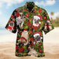 Have A Merry Christmas Pug Hawaiian Shirt For Resort Events Seasonal Fun And Casual Warm Weather Style