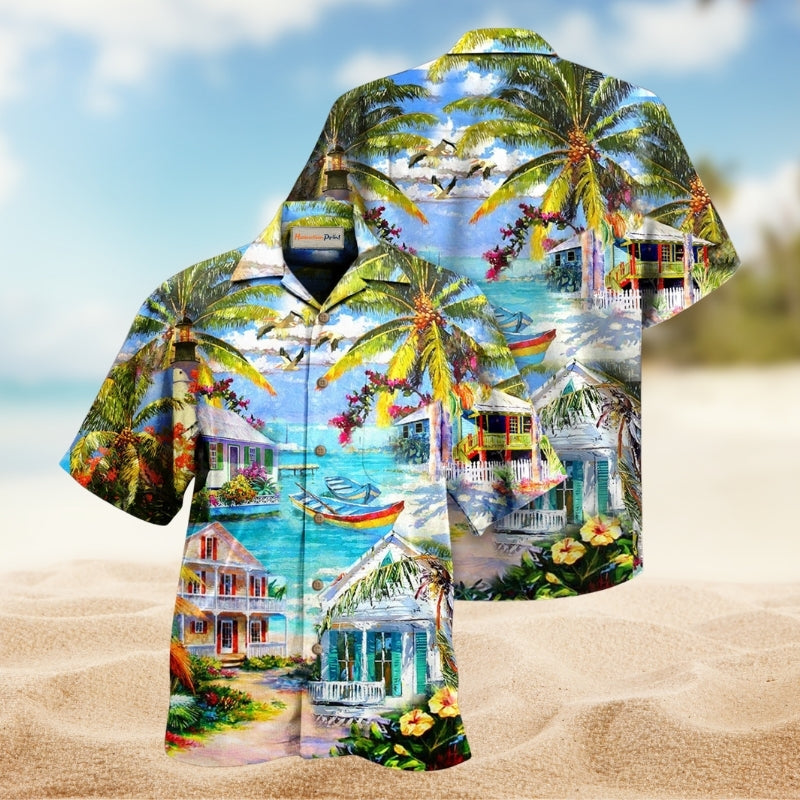 Hawaii Chill By The Beaches Summer Vacation Hawaiian Shirt For Summer Vacation Beach Travel And Relaxed Casual Wear