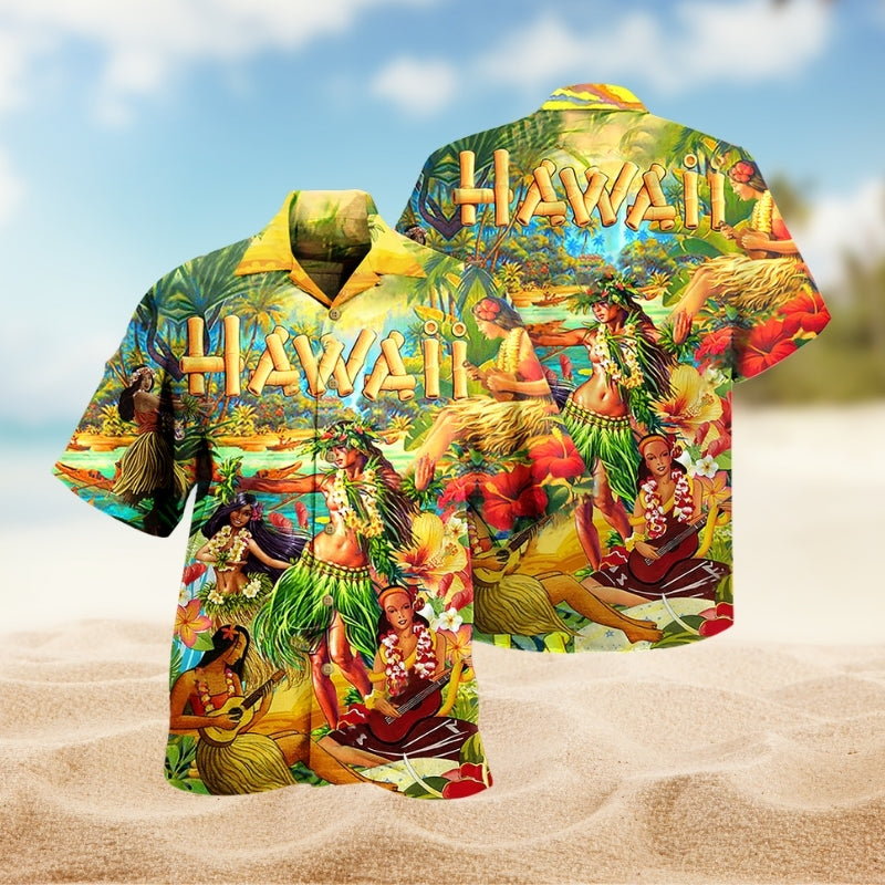 Island Hawaii Aloha Spirit Hawaiian Shirt For Beach Days, Coastal Adventures, And Thoughtful Gift Giving