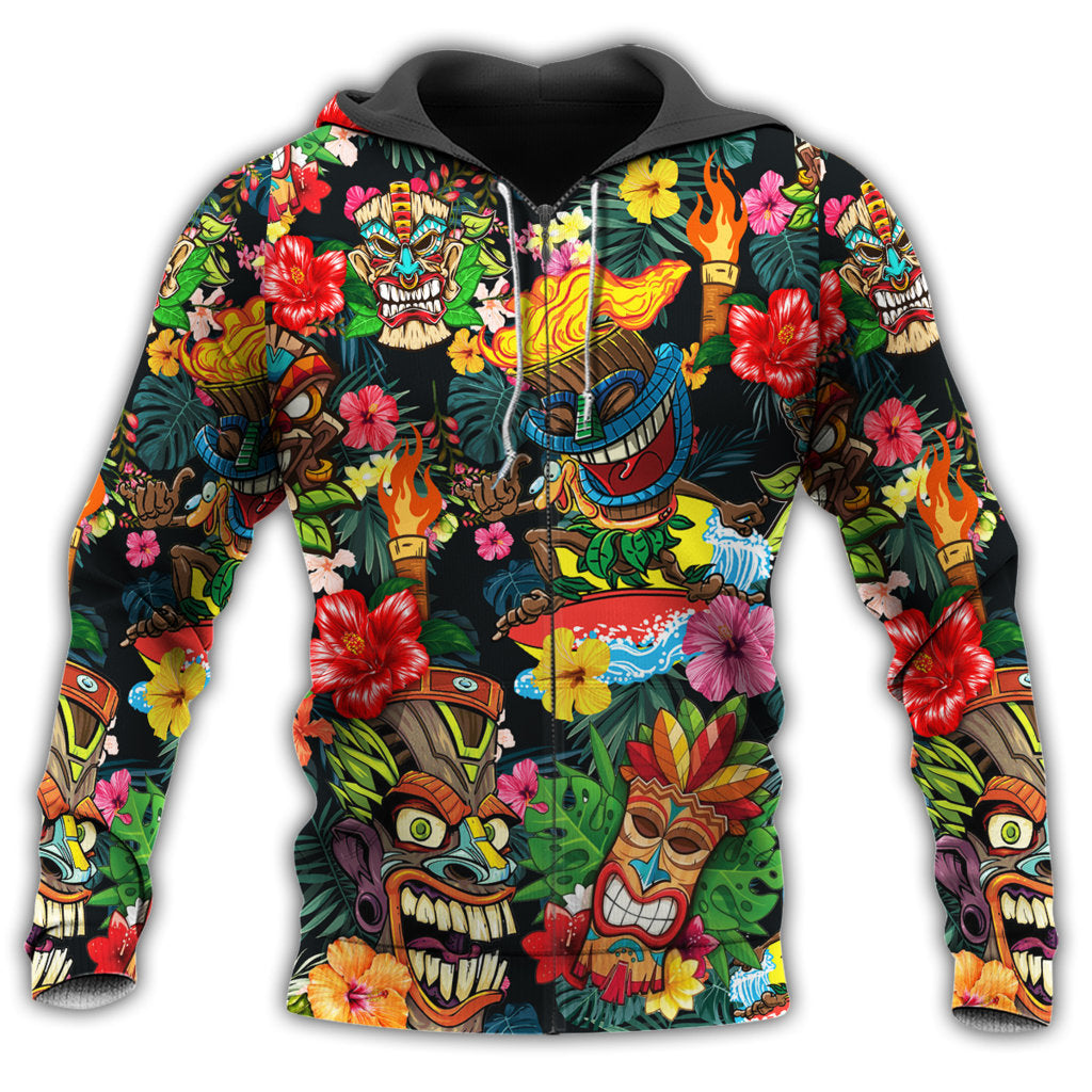 Floral Hawaii Lover Hoodie For Comfortable Daily Outfits Holidays And Casual Wear
