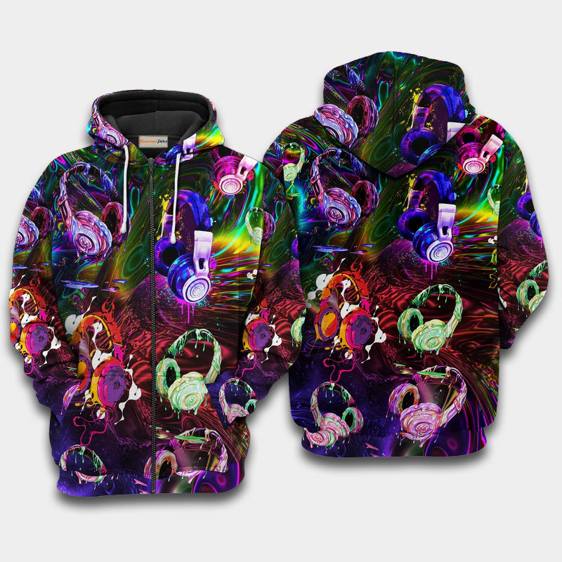 Headphone Music Lover Hoodie For Rehearsals Weekend Outings And Comfortable Streetwear