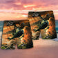 Cute Helicopter Cartoon Beach Shorts Artwork Detail For Casual Warm Weather Outfits