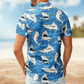 Funny Customize Big Photo Sharks Custom Hawaiian Shirt For Warm Weather Events And Casual Wear