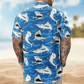 Funny Customize Big Photo Sharks Custom Hawaiian Shirt For Warm Weather Events And Casual Wear