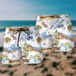 Hiking Adventure Explore The World Beach Shorts For Beach Trips And Relaxed Vacation Styling