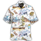 Creative Hiking Adventure Hawaiian Shirt For Tropical Holidays, Outdoor Gatherings, And Everyday Comfort
