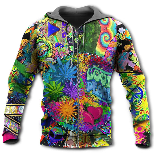 Hippie Alien Frog Mushroom Peace Hoodie For Peace Inspired Outfits Casual Events And Thoughtful Gifting
