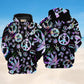 Hippie Alien Peace Life Hoodie For Bohemian Events Everyday Wear And Creative Gifting
