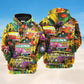 Hippie Bus Peace Life Hoodie For Free Spirited Travel Casual Wear And Comfortable Layering