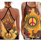 Hippie Soul Colorful Free Hollow Tank Top For Yoga Workouts And Festival Wear