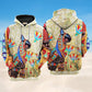 Hippie Egypt Cat Hoodie For Peaceful Casual Style Weekend Travel And Comfort