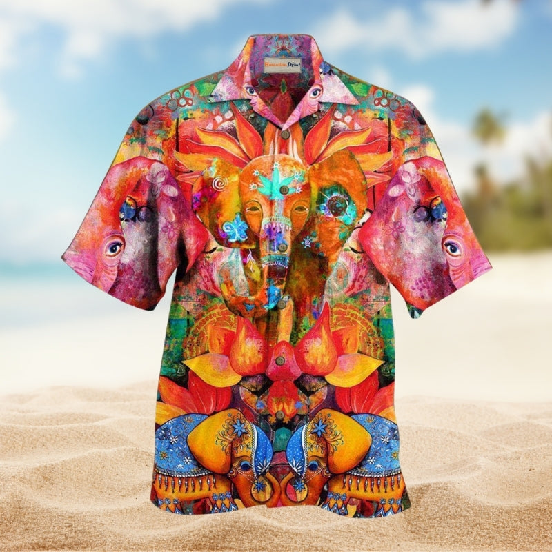 Gothic Skull Graphic Hawaiian Shirt Pattern Detail For Outdoor Gatherings