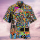 Floral Wild Heart Hippie Soul Hawaiian Shirt For Tropical Holidays, Outdoor Gatherings, And Everyday Comfort