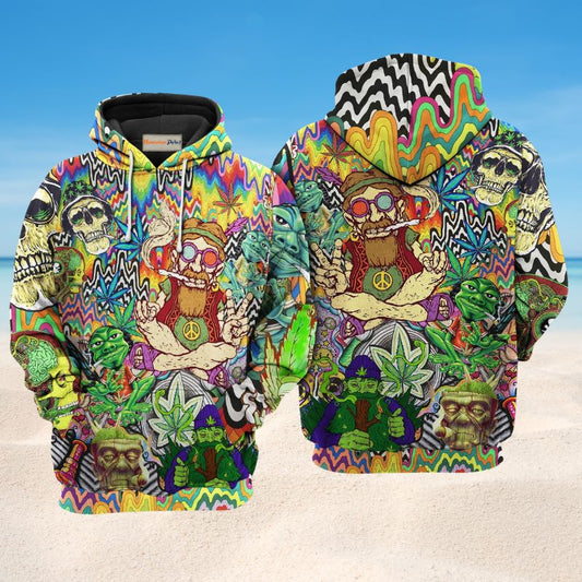 Hippie Freedom Lifestyle Hoodie For Bohemian Streetwear Festivals Travel And Everyday Comfort
