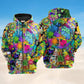Hippie Frogs Mushroom Peace Hoodie For Festival Adventures Daily Outfits And Gift Giving