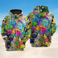 Hippie Frogs Mushroom Peace Hoodie For Festival Adventures Daily Outfits And Gift Giving