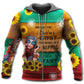 Hippie Girl Sunflower Hoodie For Bohemian Events Everyday Wear And Creative Gifting