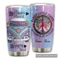 Hippie Heart Lover Warm Personalized 20 Oz Tumbler For Coffee Travel And Daily Drinks
