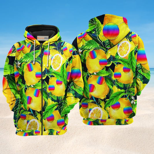 Hippie Lemon Peace Life Hoodie For Relaxed Streetwear Outdoor Gatherings And Travel