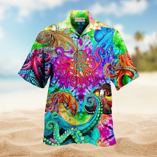 Bohemian Let Us Get Octopus Hawaiian Shirt For Resort Travel Coastal Fans And Thoughtful Beach Gifts
