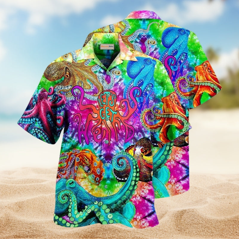 Bohemian Let Us Get Octopus Hawaiian Shirt For Resort Travel Coastal Fans And Thoughtful Beach Gifts