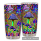 Hippie Mushroom Color Personalized 20 Oz Tumbler For Coffee Travel And Daily Drinks