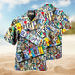 Bohemian Old Man Spirit Peace Hawaiian Shirt For Summer Vacation Beach Travel And Relaxed Casual Wear