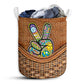 Hippie Peaceful Life Laundry Basket For Bathroom Bedroom Storage