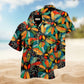 Bohemian Peace Flowers Style Hawaiian Shirt For Summer Vacation Beach Travel And Relaxed Casual Wear