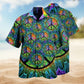 Hippie Colorful Hawaiian Shirt For Vacation Cruise And Comfortable Travel Wear