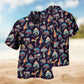Hippie Peace Hawaiian Shirt For Weekend Escape, Outdoor Event, And Vacation Style