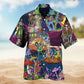 Hippie Peace Hawaiian Shirt For Casual Weekend And Relaxed Resort Style