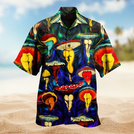 Hippie Peace Hawaiian Shirt For Casual Weekend, Resort Holiday, And Thoughtful Gifting