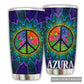 Hippie Peaceful Fun Personalized 20 Oz Tumbler For Coffee Travel And Daily Drinks