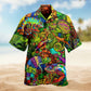 Hippie Salamander Hawaiian Shirt For Island Vacations, Resort Wear, And Relaxed Seasonal Style