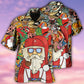 Christmas Hippie Peace Hawaiian Shirt With All Over Print For Coastal Trips Outdoor Events And Relaxed Summer Wear