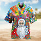 Vintage Gardening Plants Hawaiian Shirt Print Closeup For Island Holidays