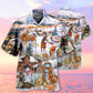 Horse Christmas Farm Hawaiian Shirt Pattern Detail For Summer Holidays And Outdoor Fun