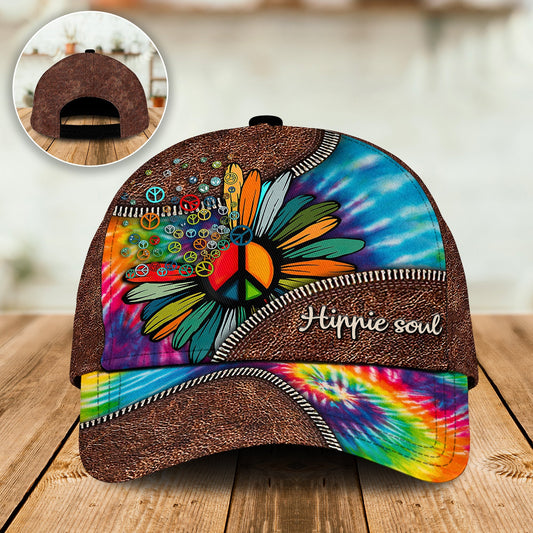 Hippie Soul Vintage Classic Cap For Festivals Vacations Outdoor Fun And Daily Comfort