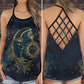 Hippie Soul Peaceful Moon Hollow Tank Top For Yoga Workouts And Festival Wear