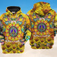 Hippie Sunflowers Love Sunshine Hoodie For Colorful Outings Music Events And Everyday Style