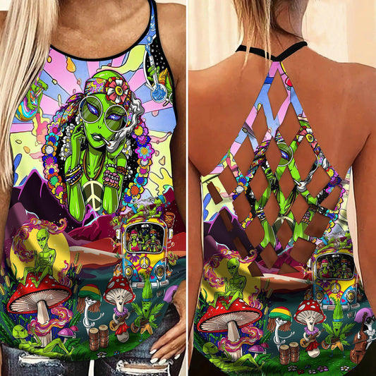 Hippie Summer Hollow Tank Top For Yoga Lovers And Everyday Comfort