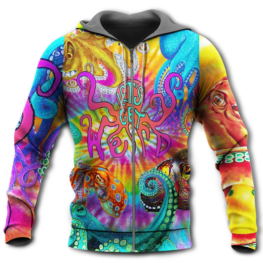 Hippie Octopus Peace Life Hoodie For Beach Lovers Outdoor Activities And Thoughtful Gifts