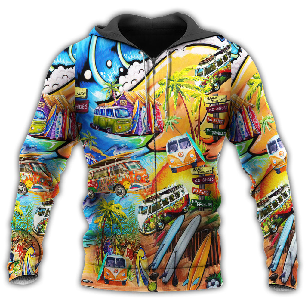 Hippie Peace Bus Painting Hoodie For Bohemian Streetwear Festivals Travel And Everyday Comfort