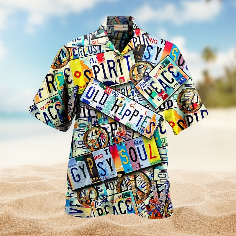 Hiking Mountain Hawaiian Shirt Pattern Detail For Resort Wear