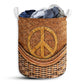 Small Size Hippie Sign Laundry Basket For Bathroom Bedroom Storage