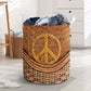 Hippie Sign Laundry Basket For Room Home Organizer