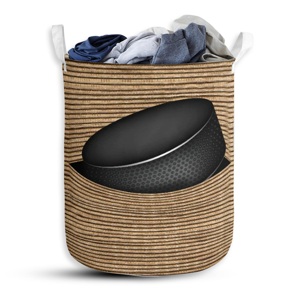 Hockey Hole Handmade Style Laundry Basket For Bathroom Bedroom Storage